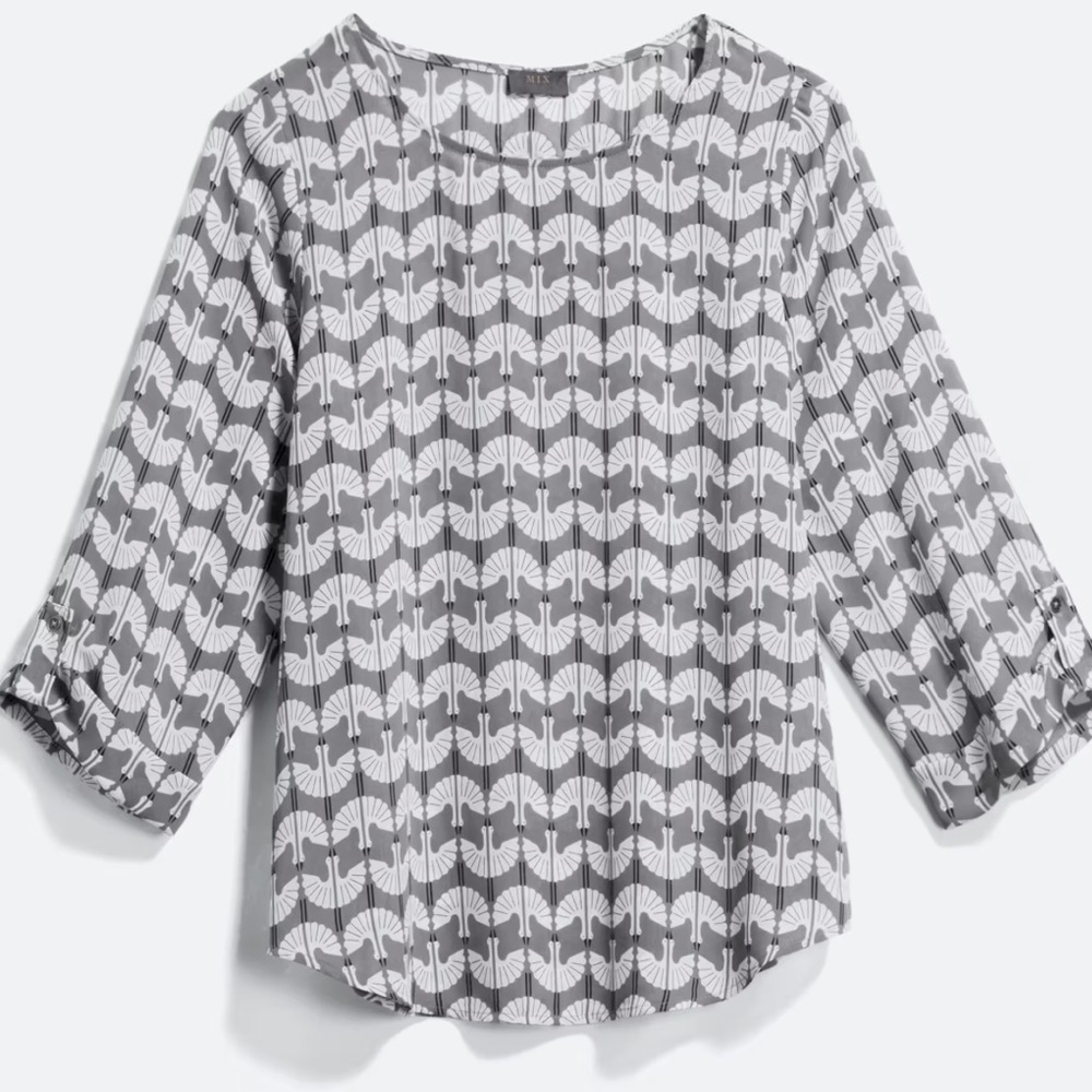 Pixley - Ellie Printed 3/4 Sleeve Blouse